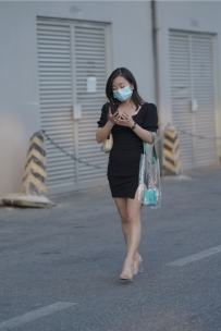 【精选街拍】Vol.2557 黑色紧身包臀裙凉高美脚 [20P-306MB]