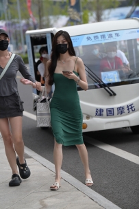 【精选街拍】Vol.2198 绿色长裙 [79P-1.74GB]